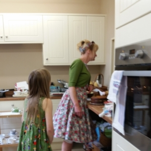 servery and ovens...